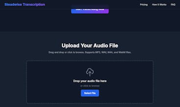 Steadwise Transcription gallery image