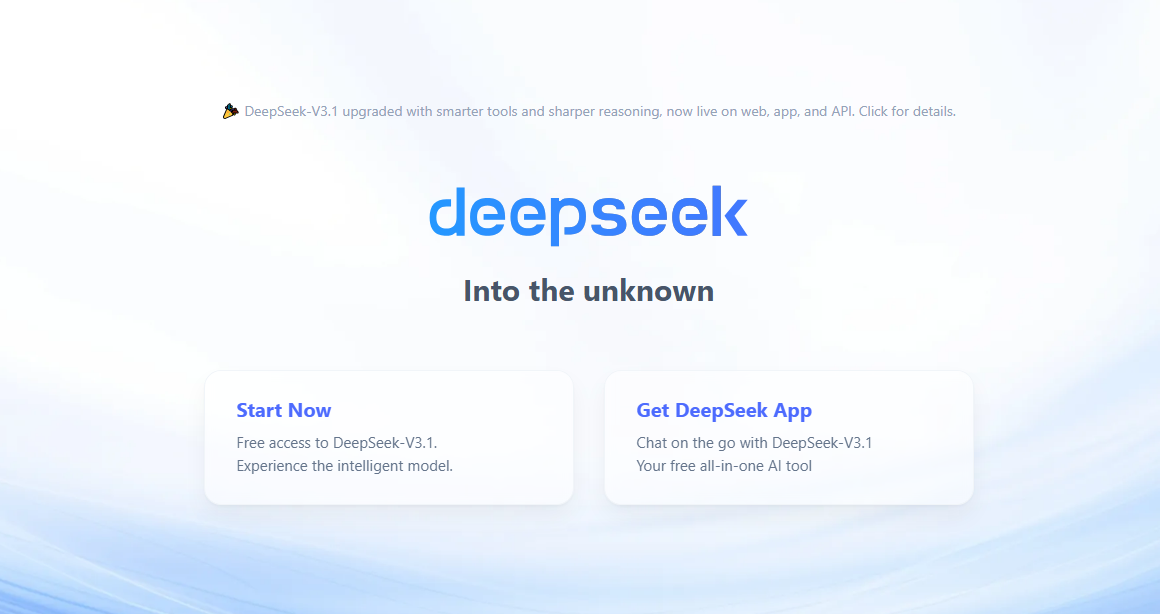 Deepseek-V3.1 - Ajan dönemine doğru ilk adımımız medya 1
