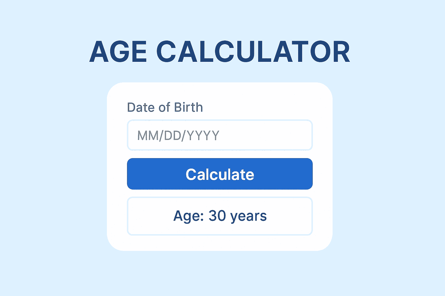 Exact Age Calculator gallery image