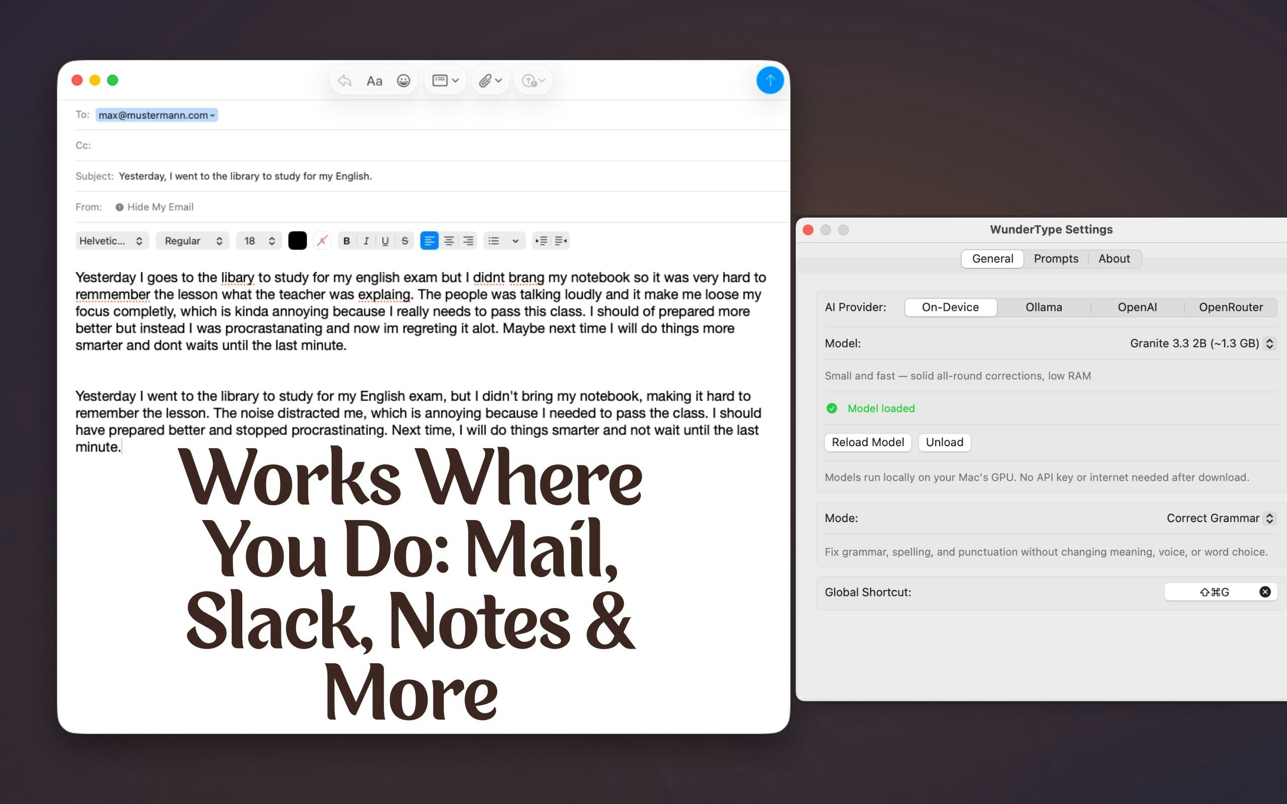 WunderType - AI Text Shortcuts gallery image