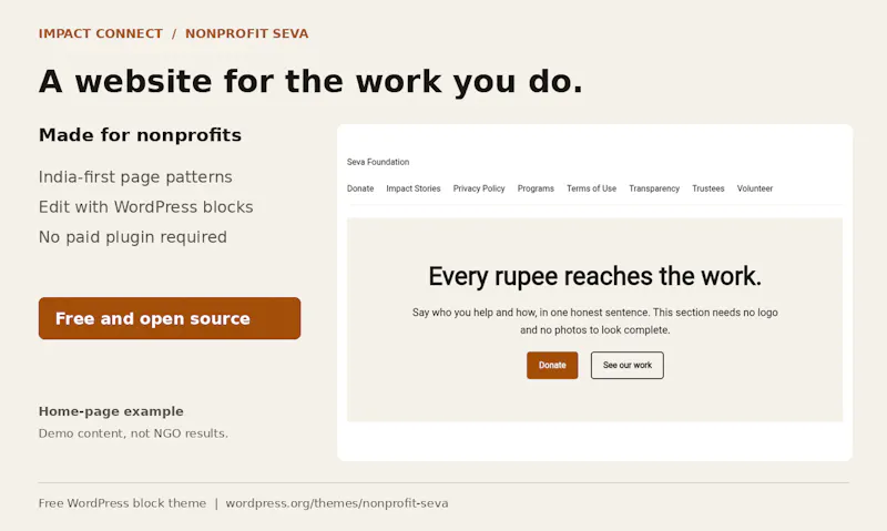 Nonprofit Seva screenshot 1
