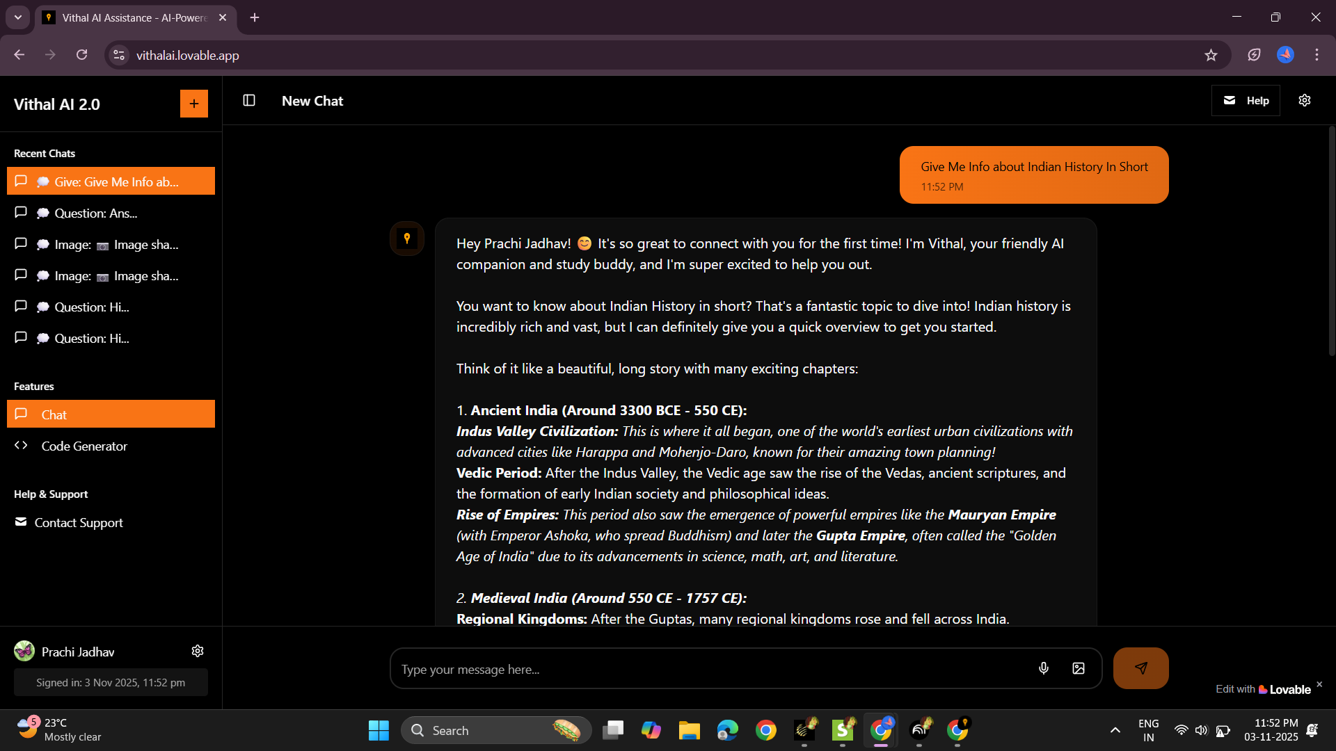 Vithal.Ai - Screenshot 2 preview