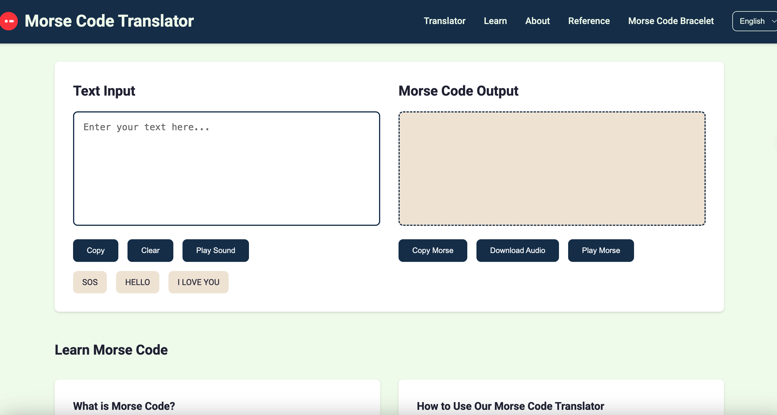 Morse Code Translator gallery image