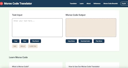 Morse Code Translator gallery image