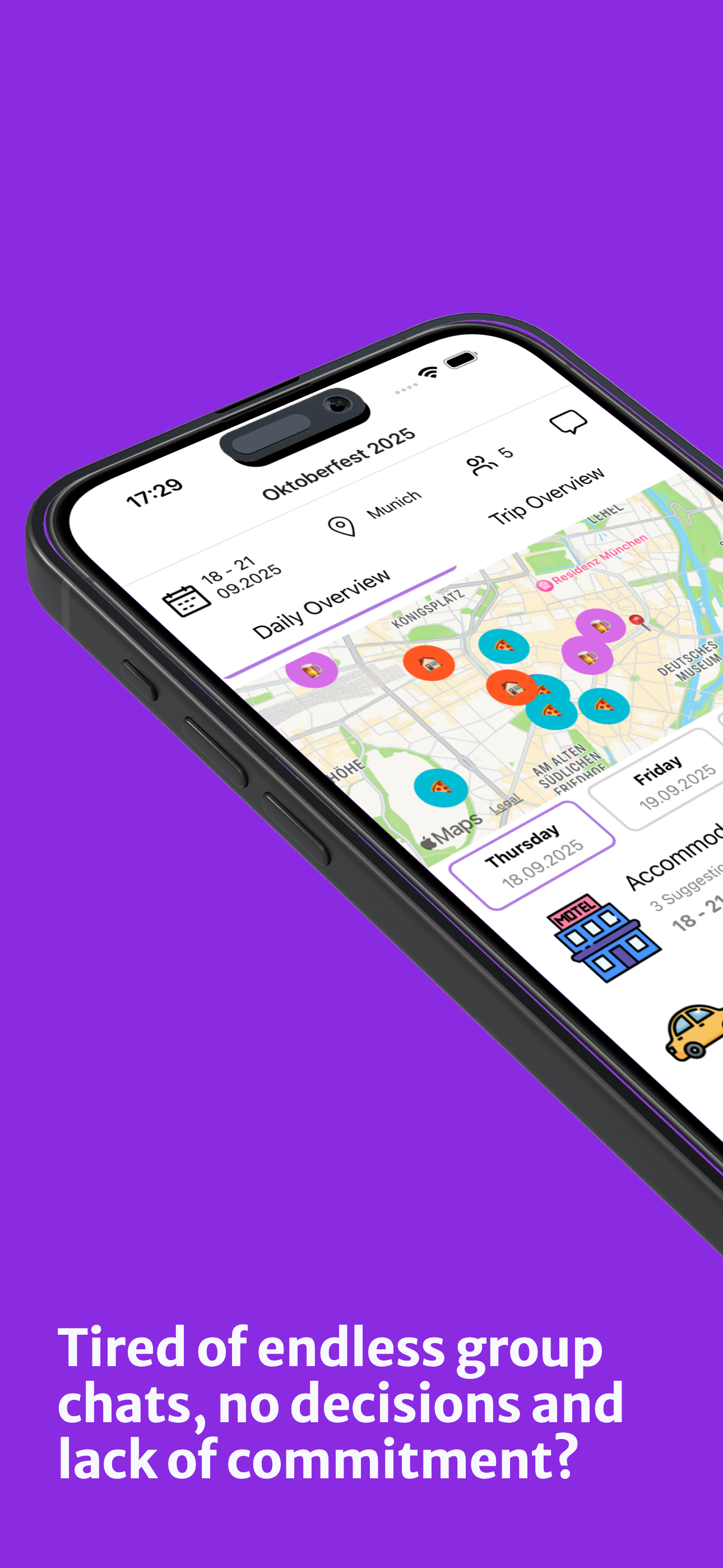 FlowTrip - AI Group Trip Planner App gallery image
