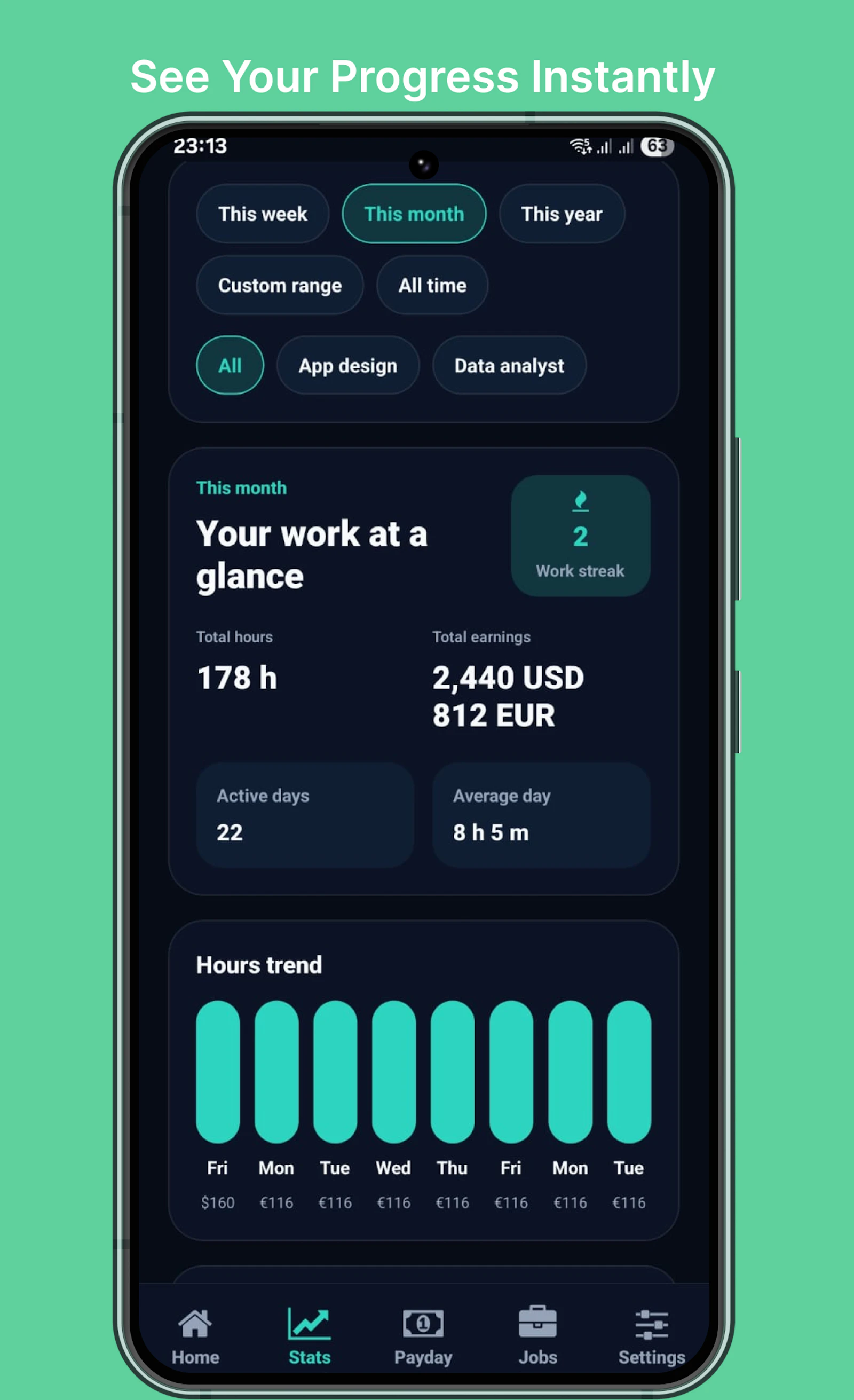 TapIn: Work & Pay Tracker screenshot 7