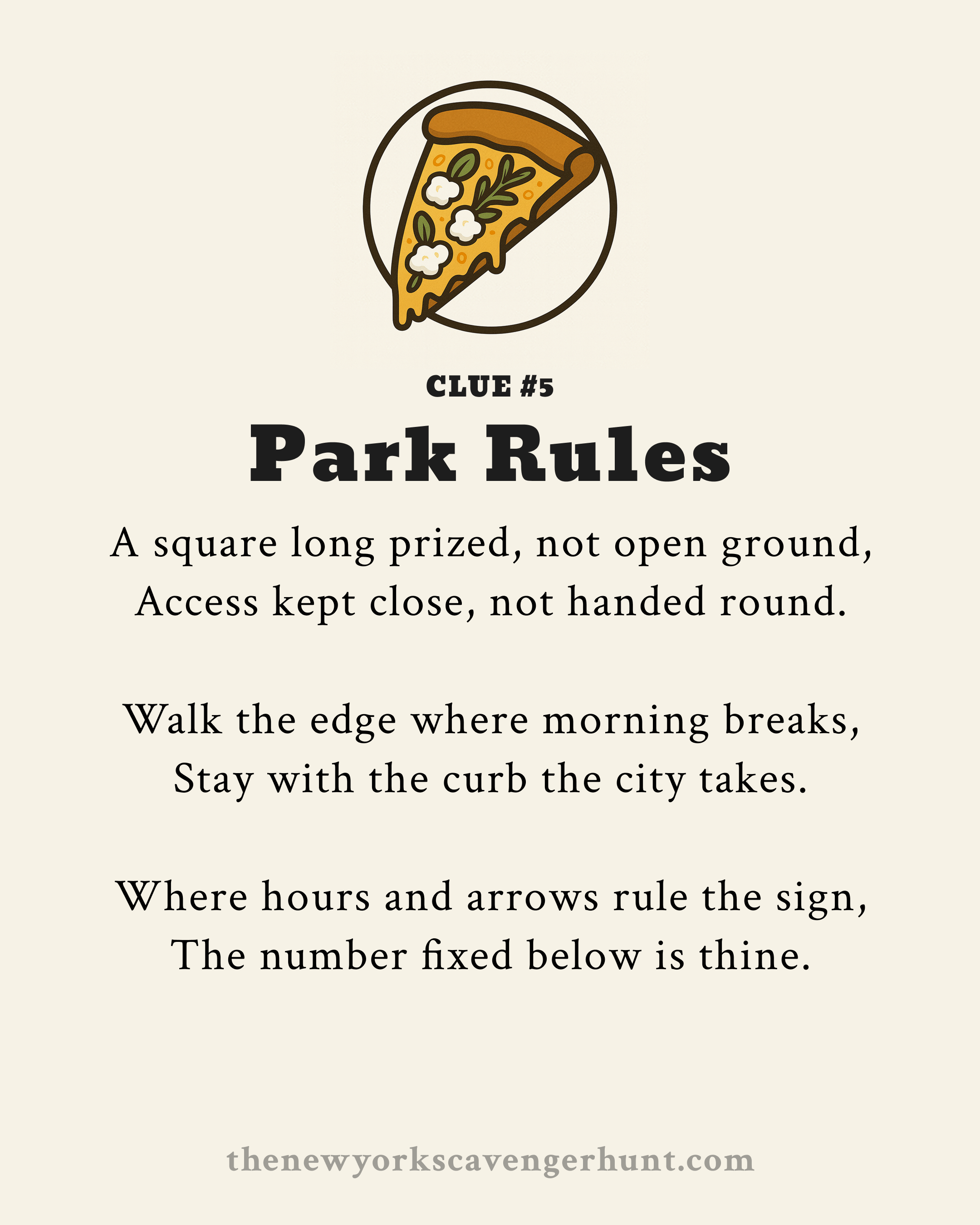 The New York Scavenger Hunt - Screenshot 2 showing product features and functionality