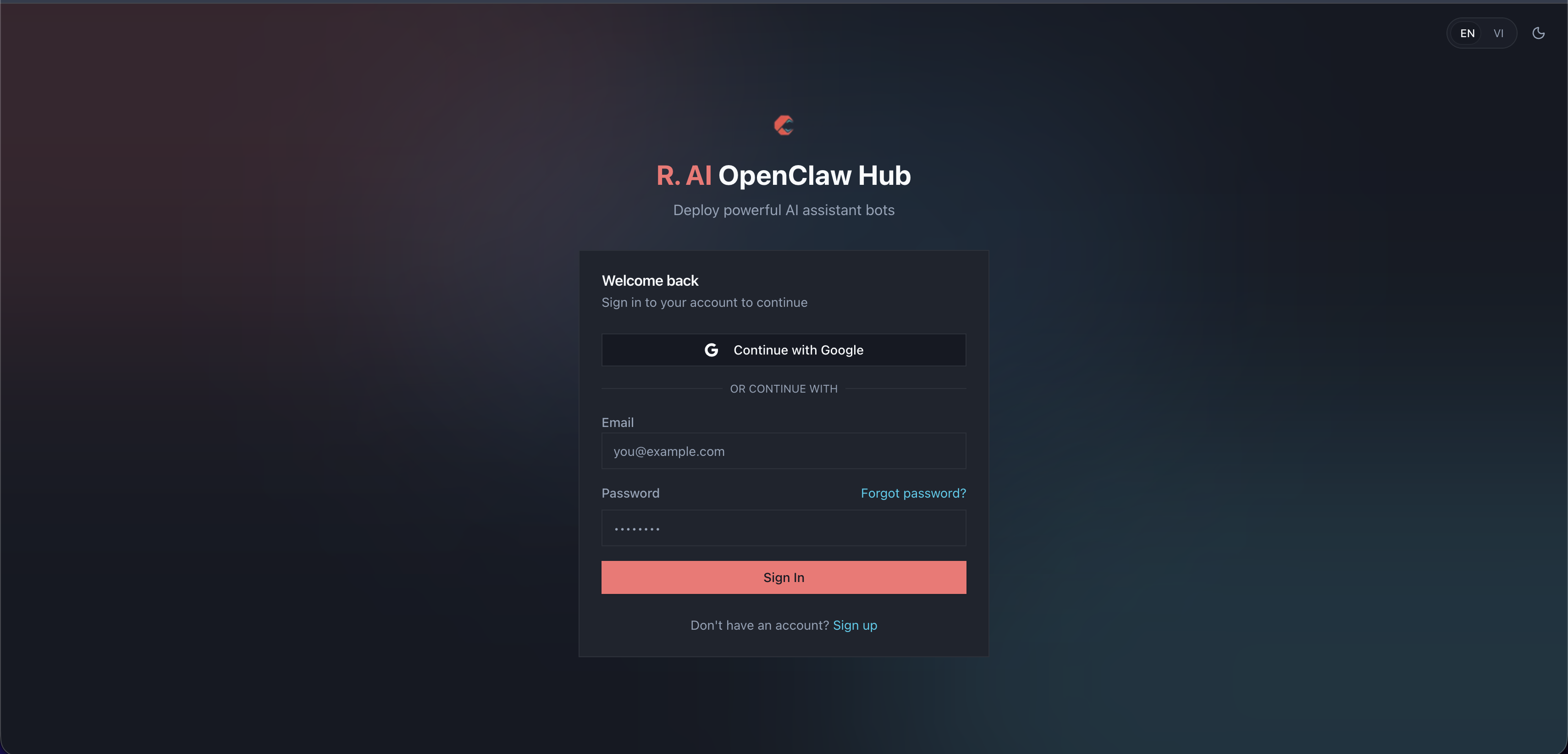 R. AI OpenClaw Hub gallery image