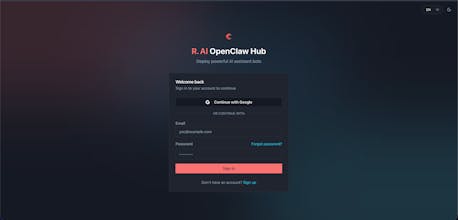 R. AI OpenClaw Hub gallery image