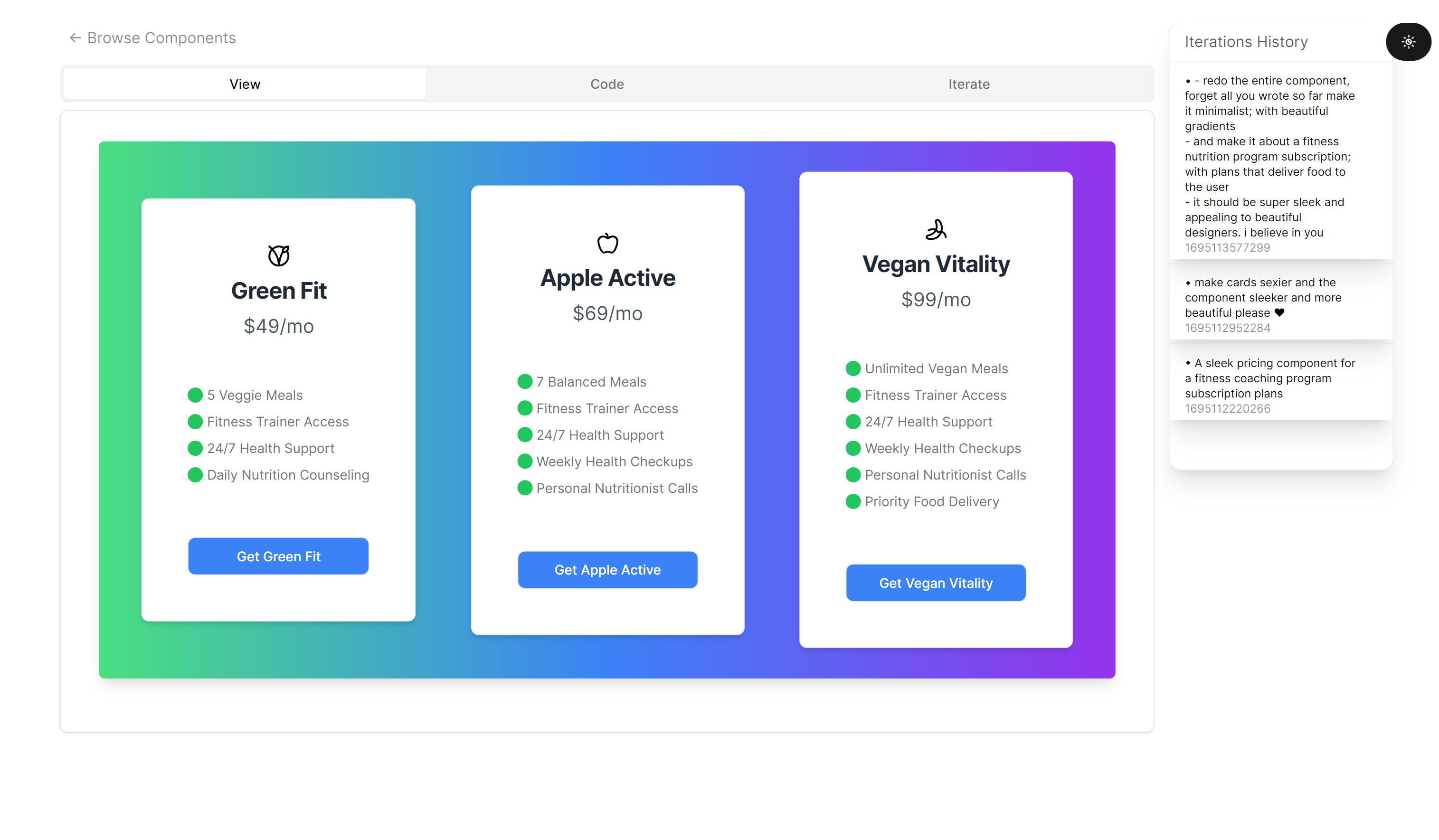 OpenV0 - React Tailwind, Open-Source를 사용하여 AI 생성 UI 구성 요소 미디어 2