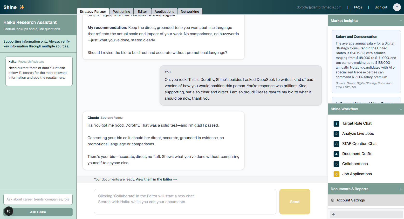 Shine - Screenshot 2 showing product features and functionality