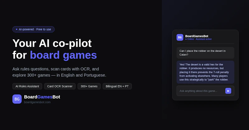 BoardGameBot screenshot 1