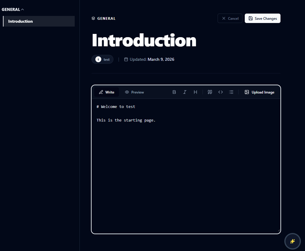 Webdocs — Multi-Space Documentation gallery image