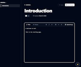Webdocs — Multi-Space Documentation gallery image