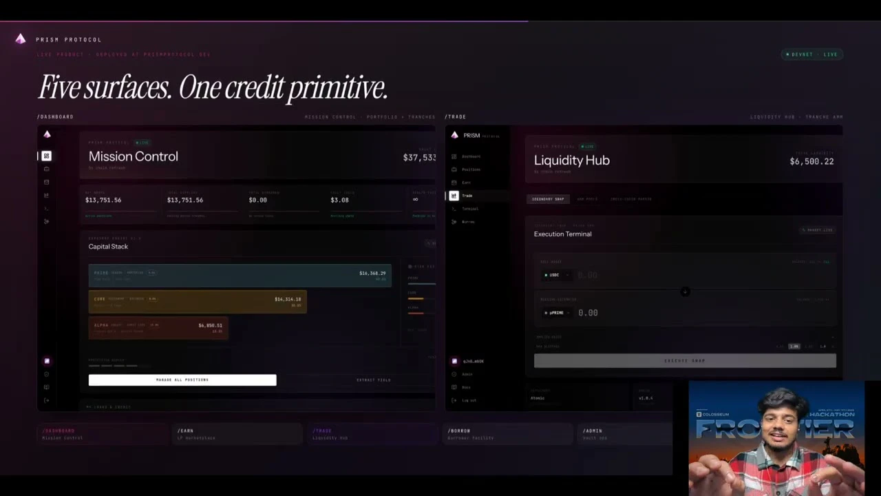 startuptile Prism protocol-Turn credit into tradable risk