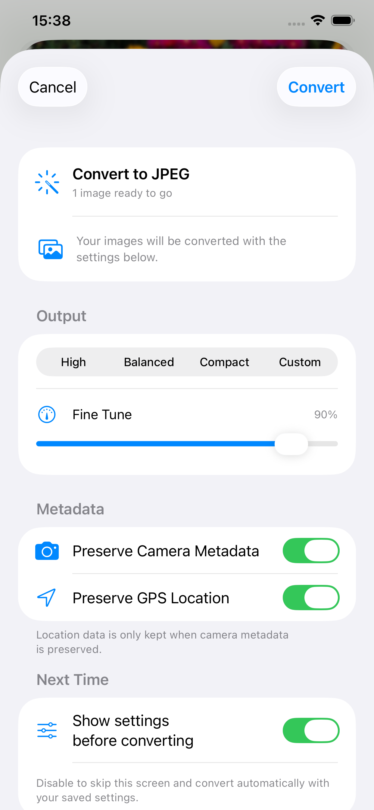 Simplest JPEG converter - Screenshot 4 preview