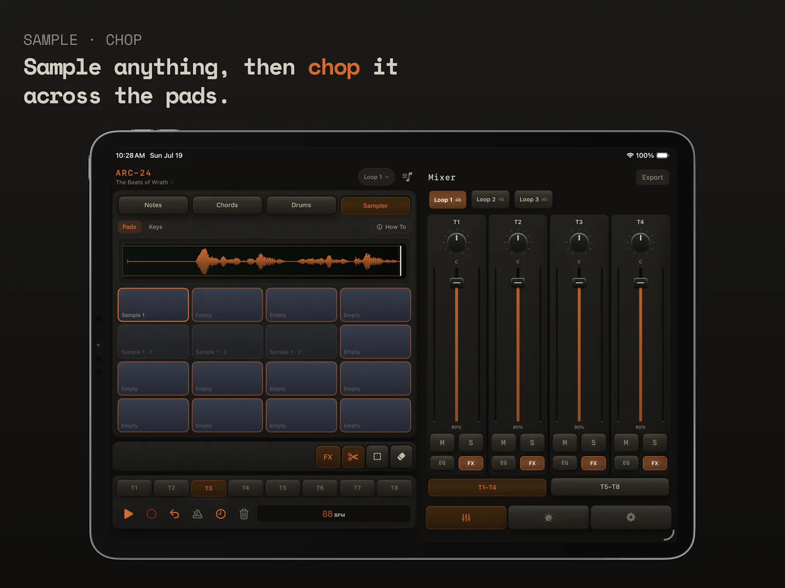 ARC-24 Multitrack Groovebox for iOS screenshot 7