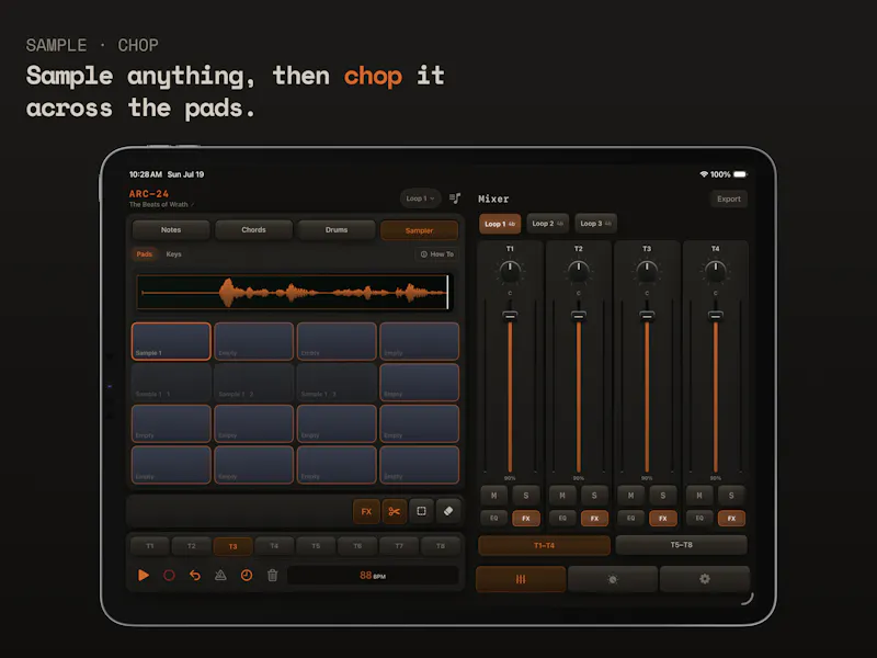 ARC-24 Multitrack Groovebox for iOS screenshot 7