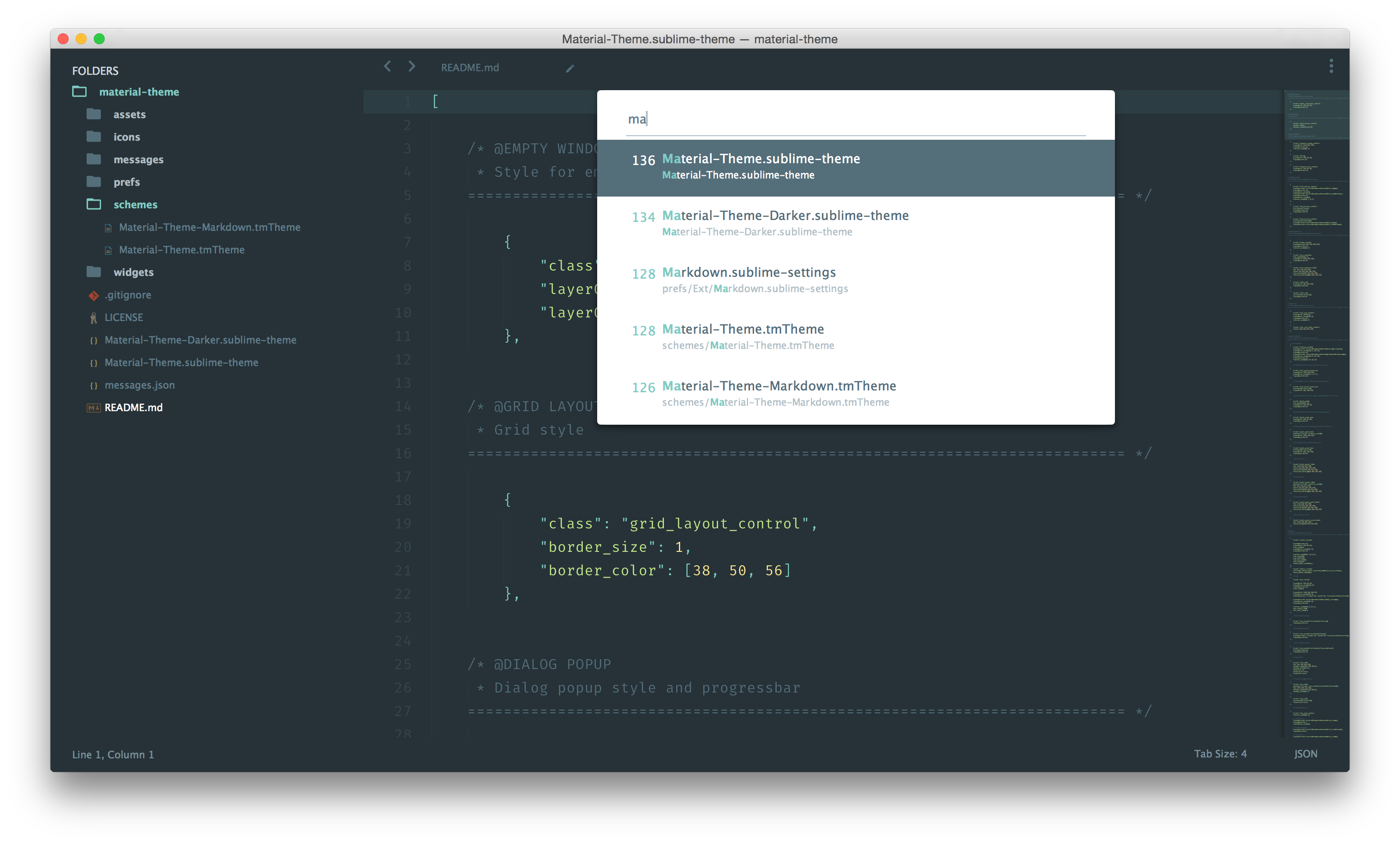 Material Theme gallery image