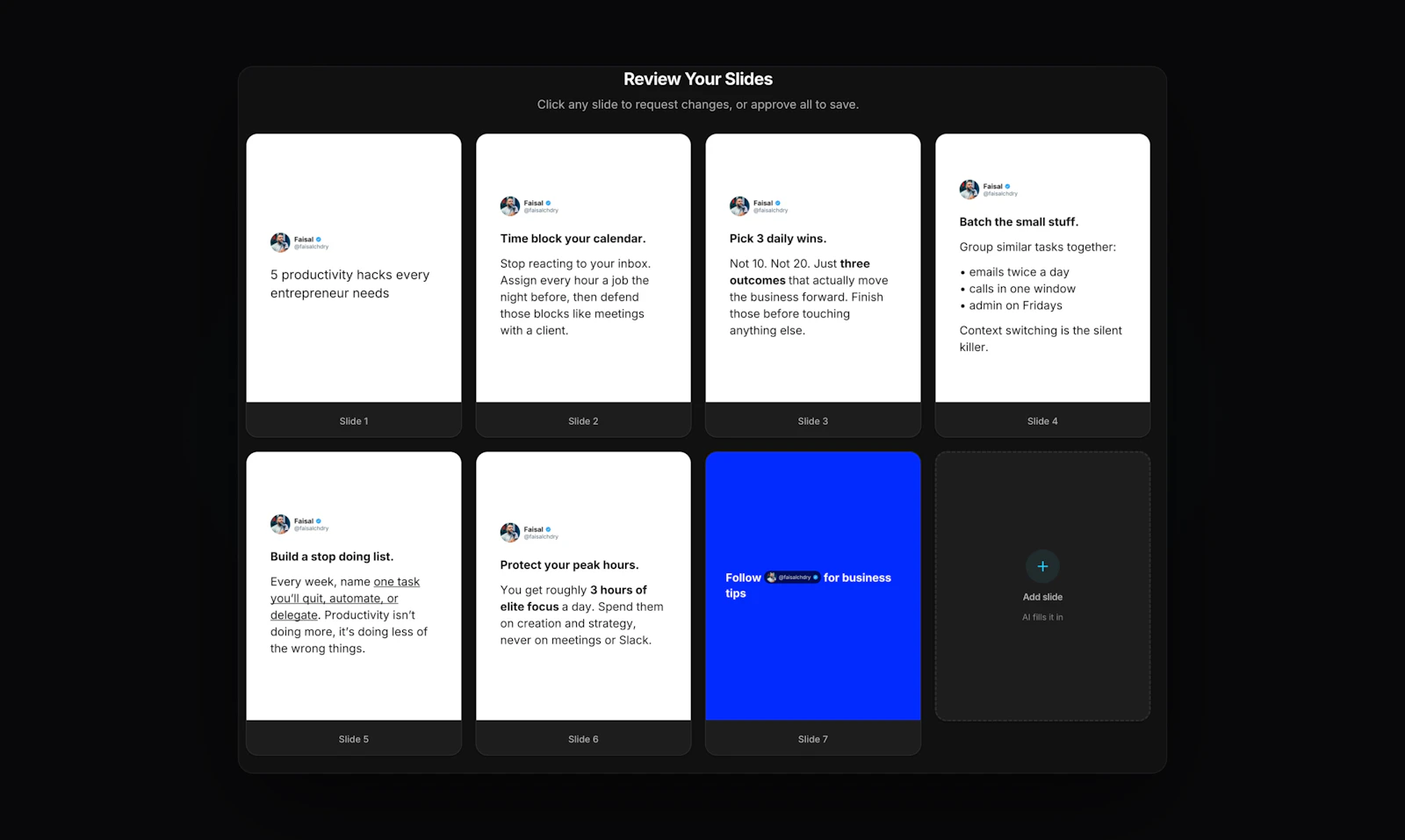 Scorper: AI Carousel Generator screenshot 4