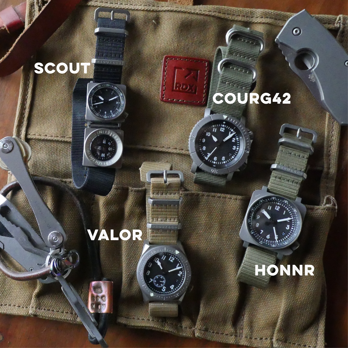 Titanium Pilot-Diver Mission Watches