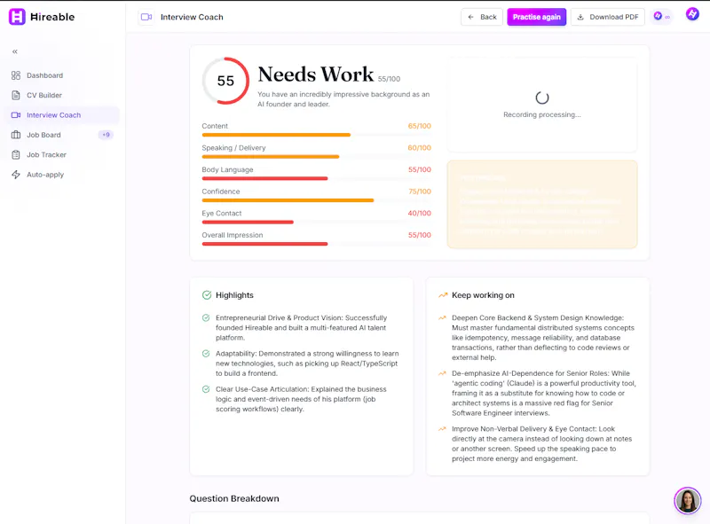 Hireable screenshot 12