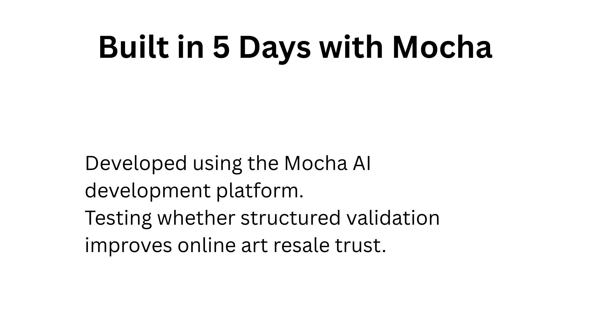 ArtCertify gallery image