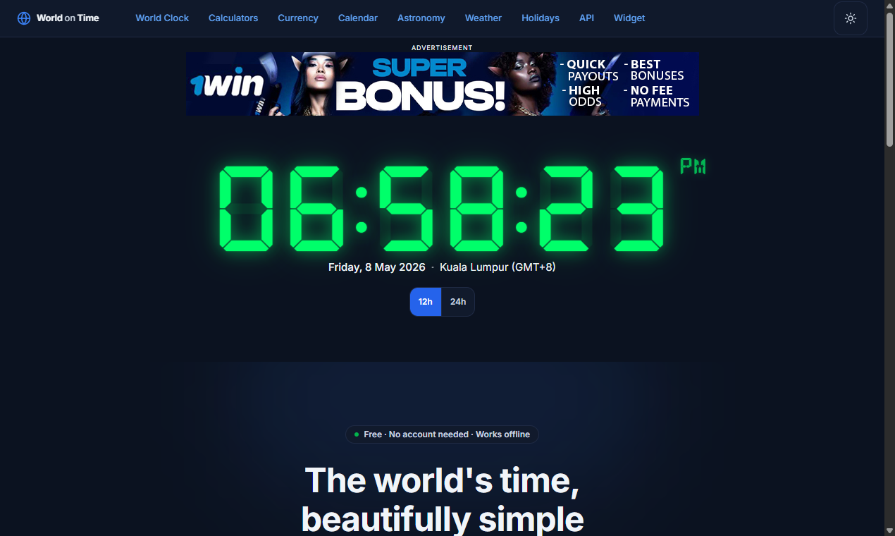 World on Time gallery image