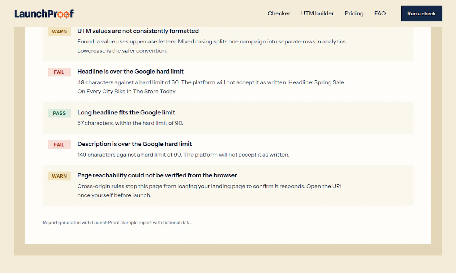 LaunchProof screenshot 4