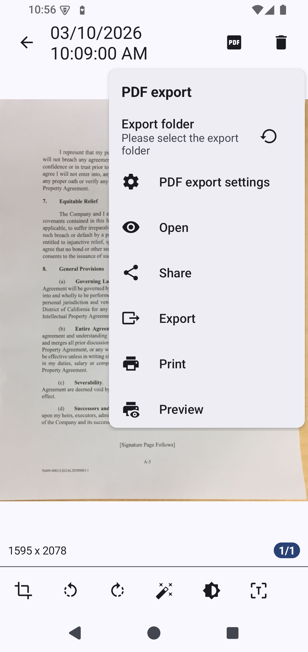 OSS DocumentScanner - Screenshot 3 showing product features and functionality