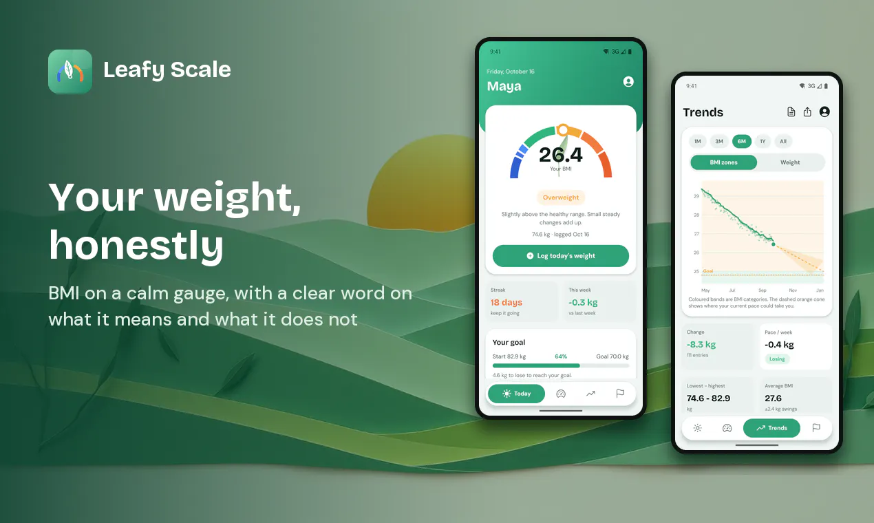 Leafy Scale: BMI & Weight Log gallery image