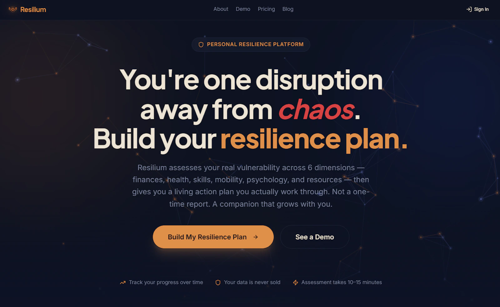 Resilium – Score Your Preparedness screenshot 1