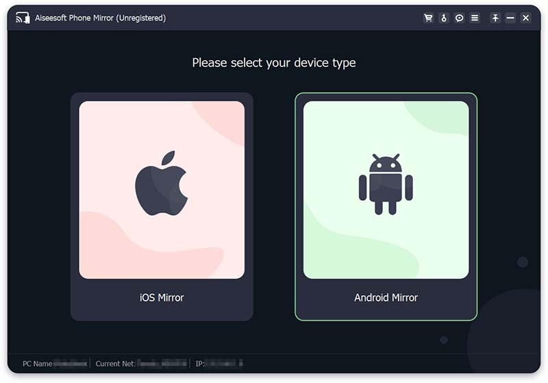 Aiseesoft Phone Mirror - Mirror del teléfono, mostrar contenido del teléfono en la PC media 1