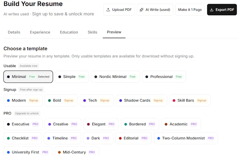 AIResumeCV screenshot 3