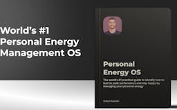 Personal Energy OS media 1