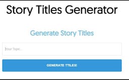 Story Titles Generator media 2