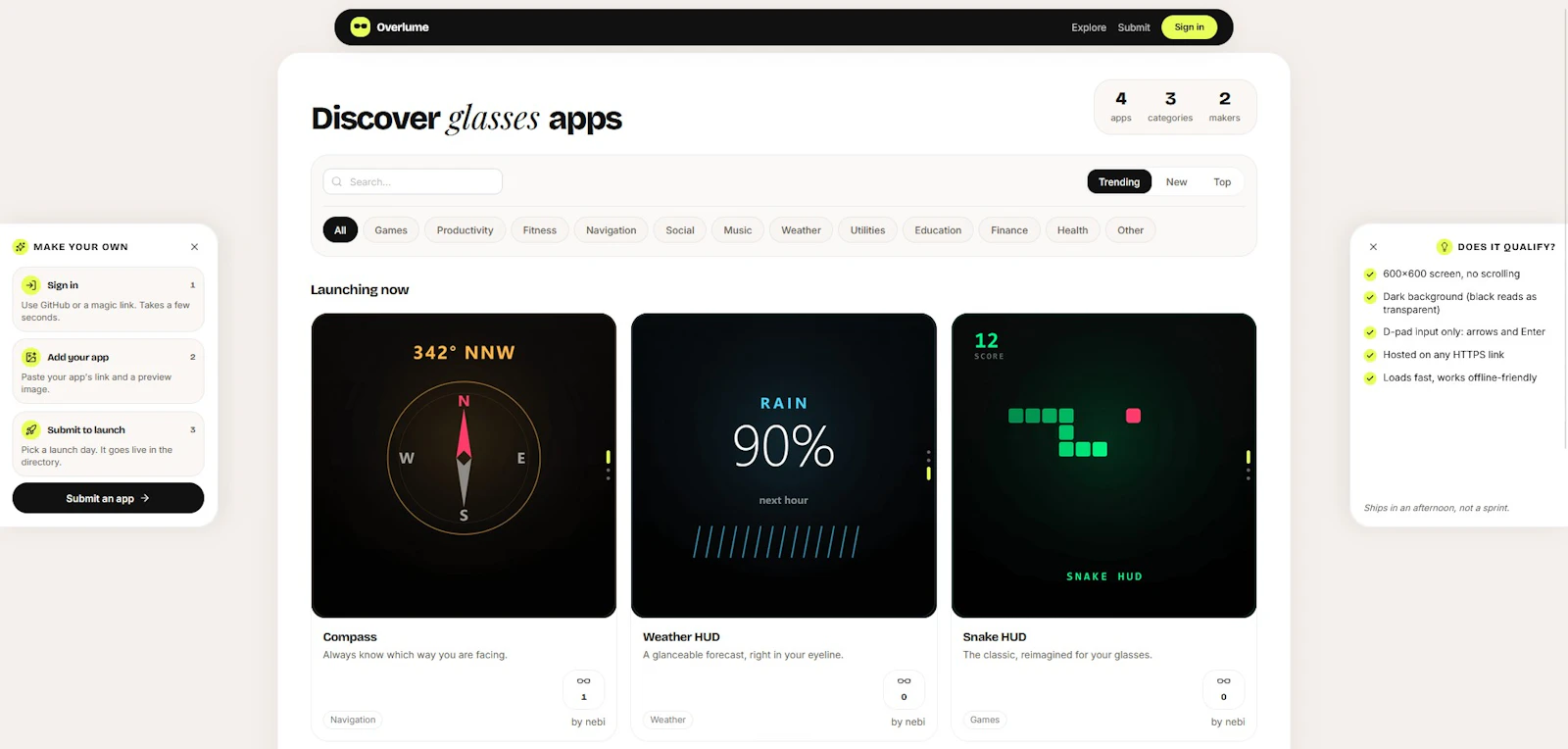 Overlume screenshot 1
