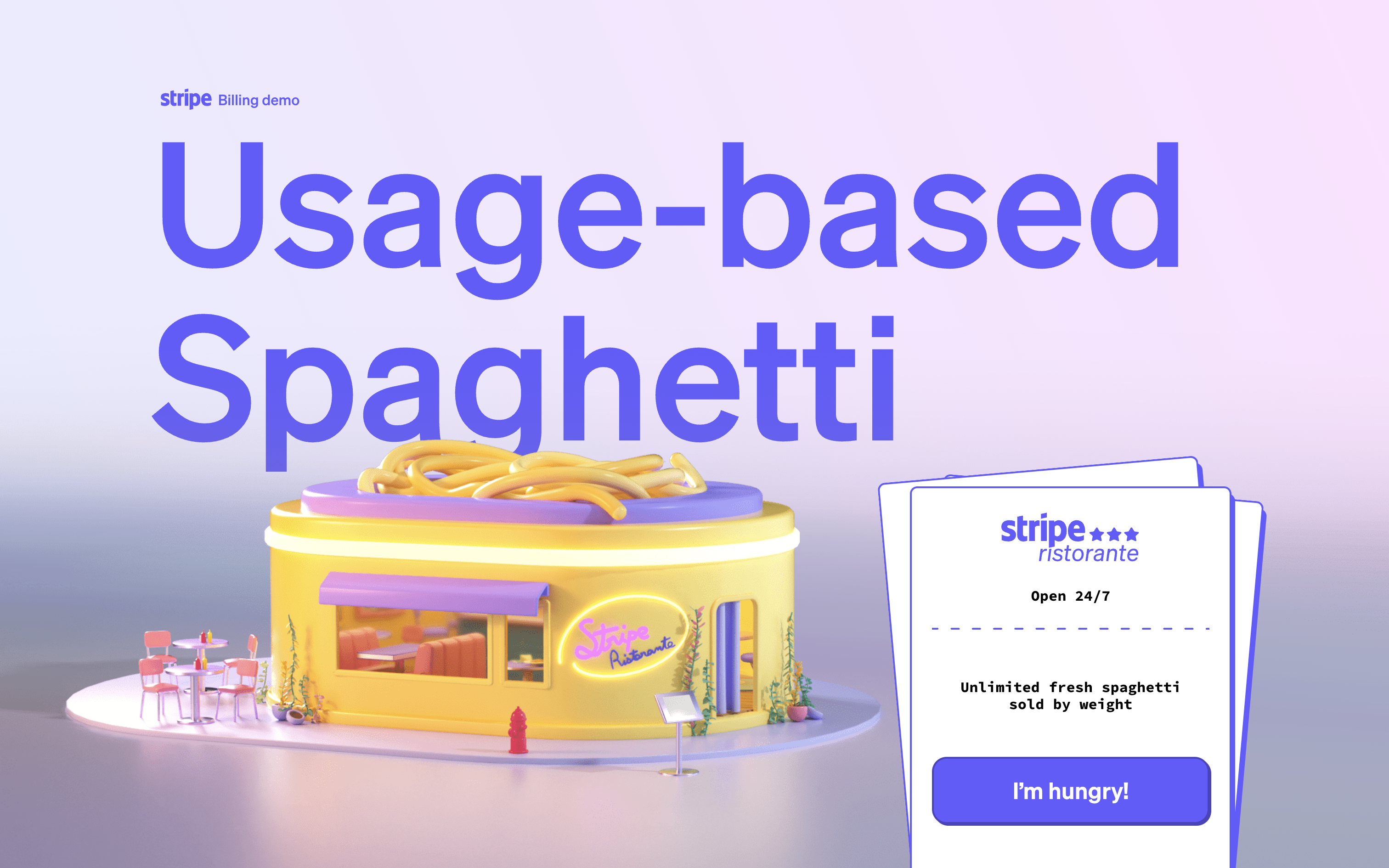 usage-based-spaghetti - Unlimited fresh spaghetti sold by weight
