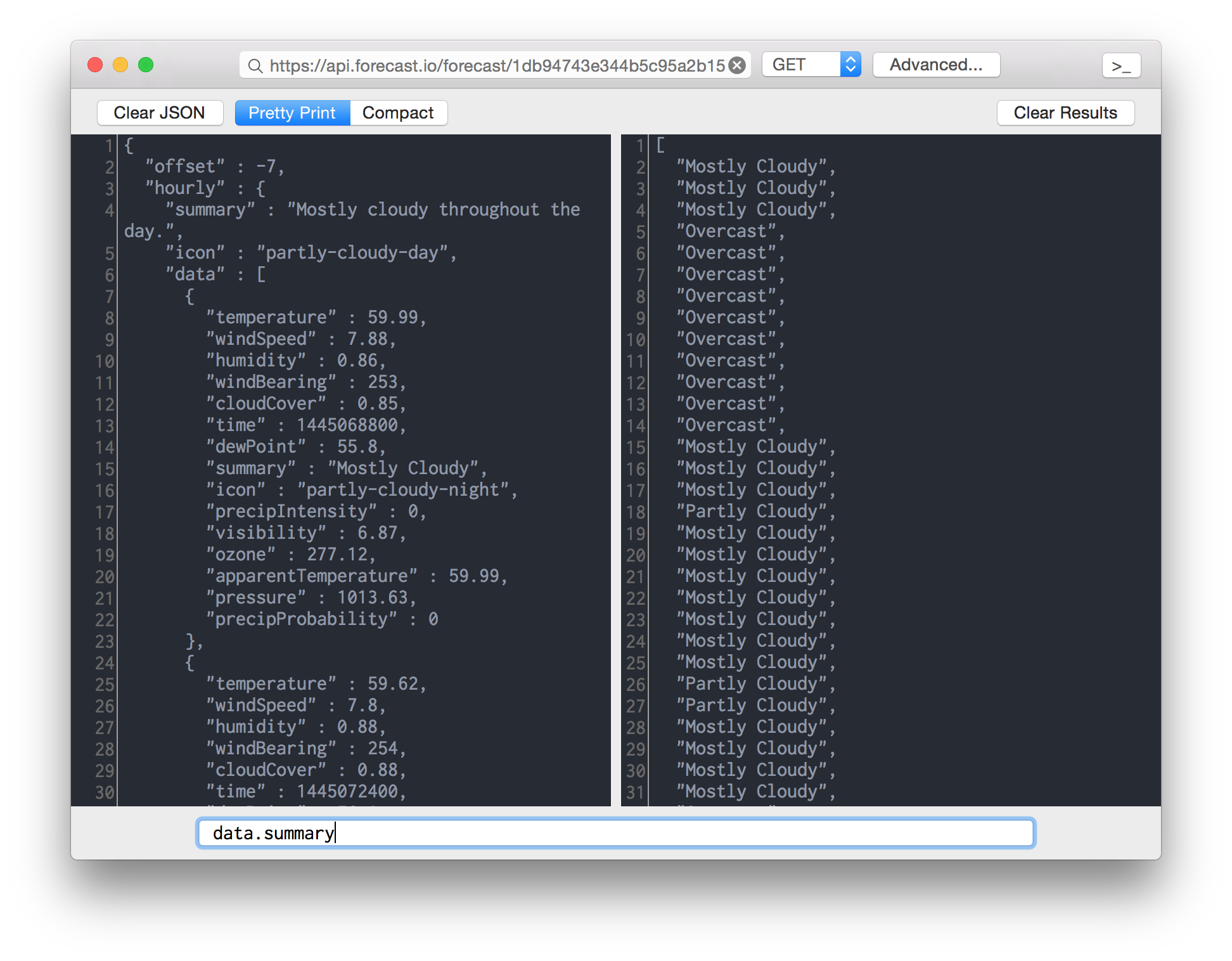 JSON Query Image