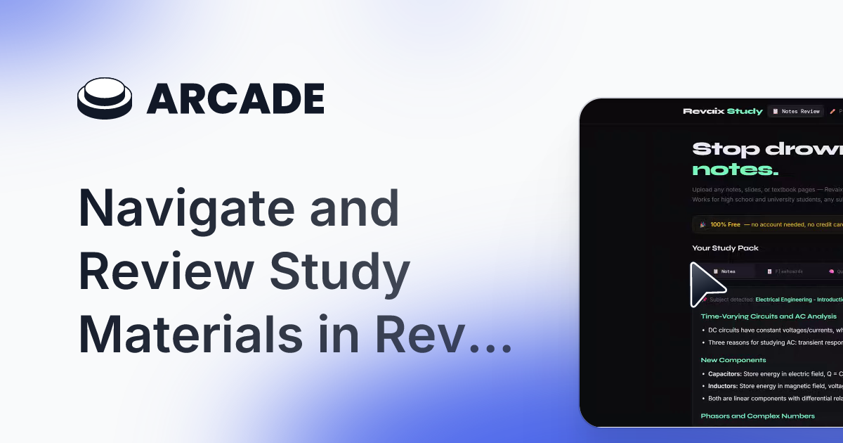 Revaix Study Tool gallery image