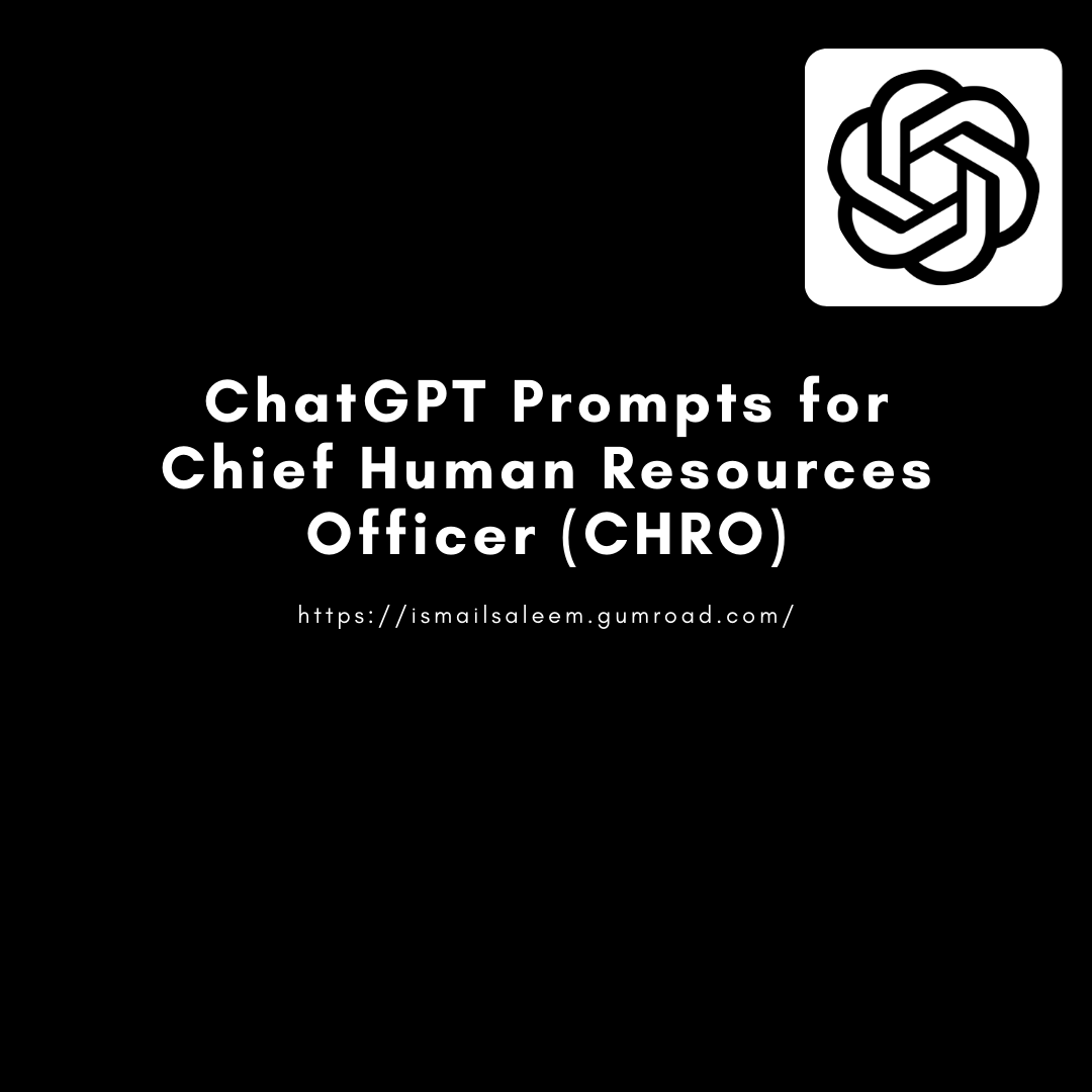 ChatGPT Prompts for CHRO