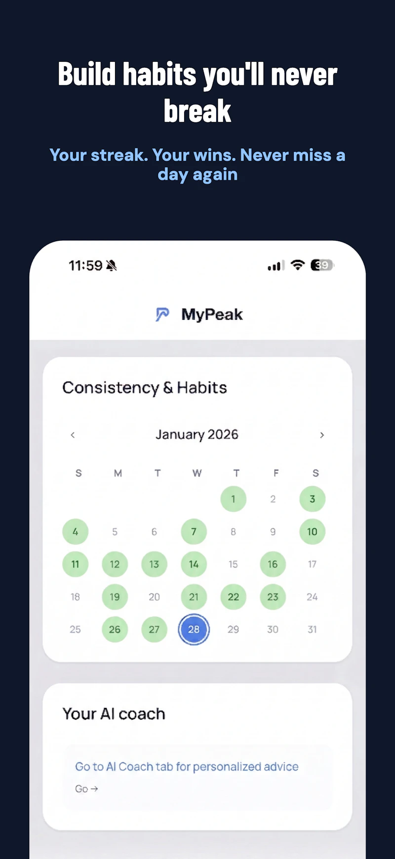 MyPeak screenshot 4