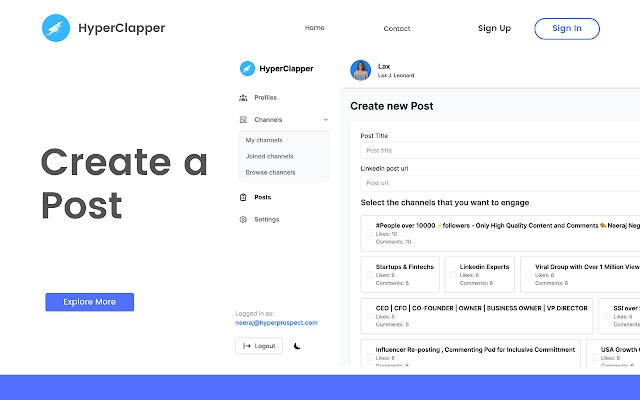 Hiperclapper - Obtenga 10x aplausos en sus publicaciones en las redes sociales media 5