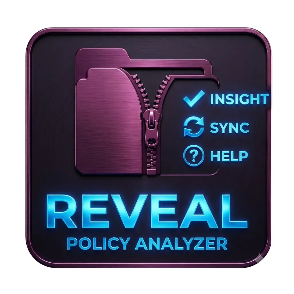 Reveal — Policy Analyzer w/Summary logo