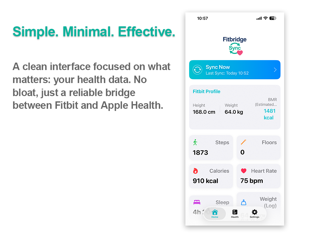 FitbridgeSync:Fitbit to health gallery image