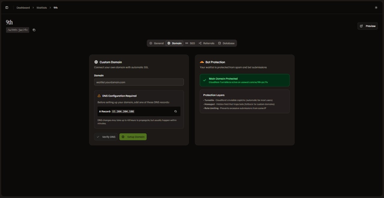 UseWait - Screenshot 2 showing product features and functionality