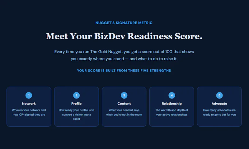 Nugget — LinkedIn Warm Outreach Tool screenshot 5