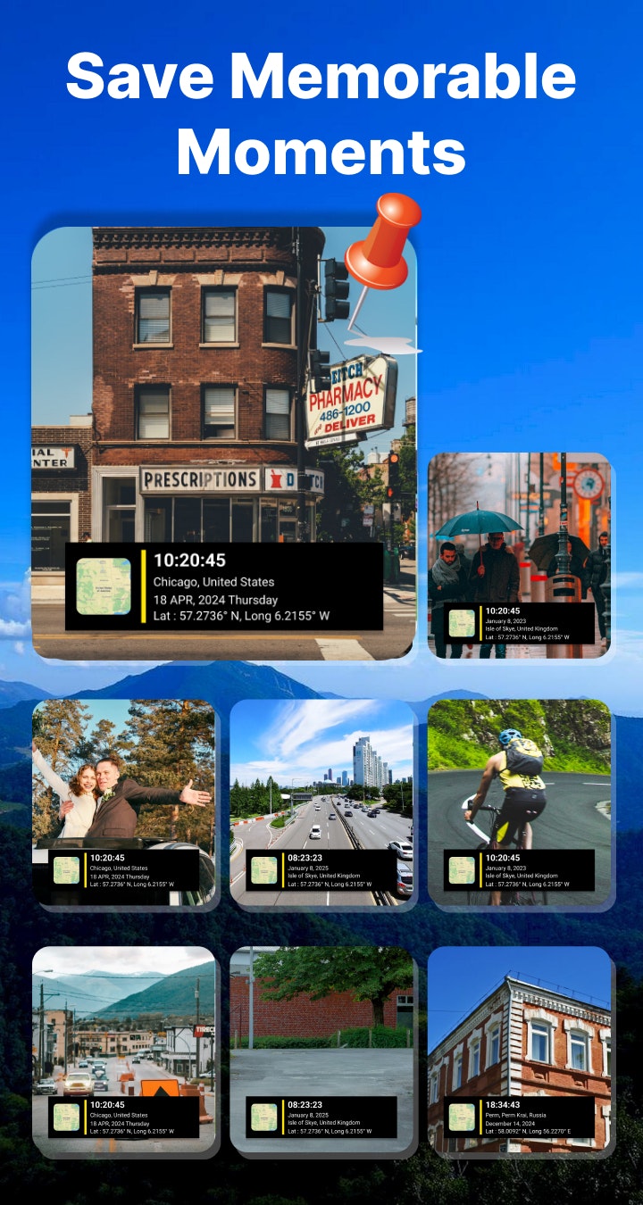 وسائط كاميرا GPS - صور Geotag - ابدأ رحلة الصور الجميلة مع كاميرا خريطة GPS 7
