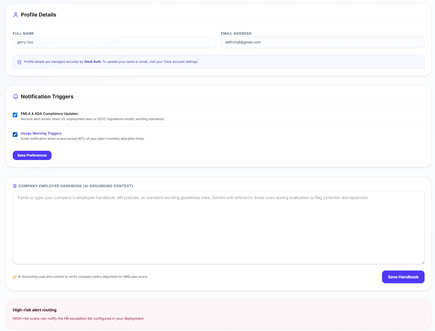RetaliationCheck screenshot 2