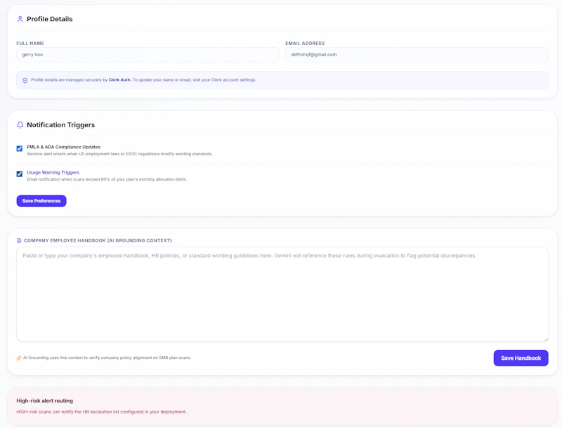 RetaliationCheck screenshot 3